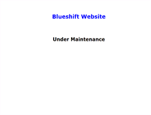 Tablet Screenshot of blueshiftnet.com